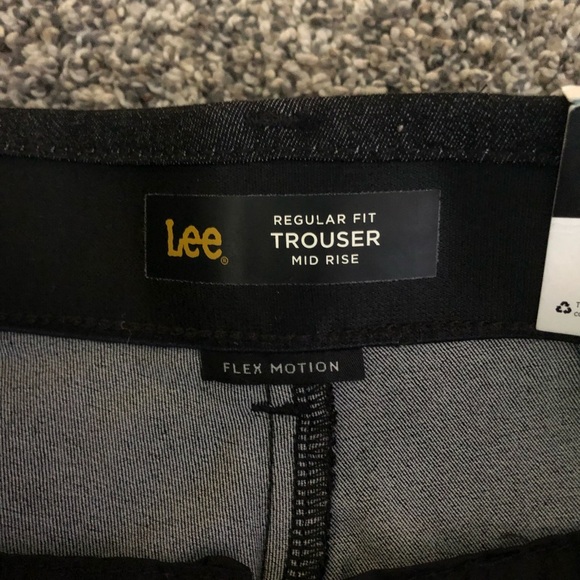 NWT LEE Regular Fit Mid-rise Trouser Pant - Picture 9 of 10